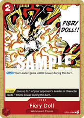 Fiery Doll - OP03-019 - C - Pillars of Strength Pre-release Promo